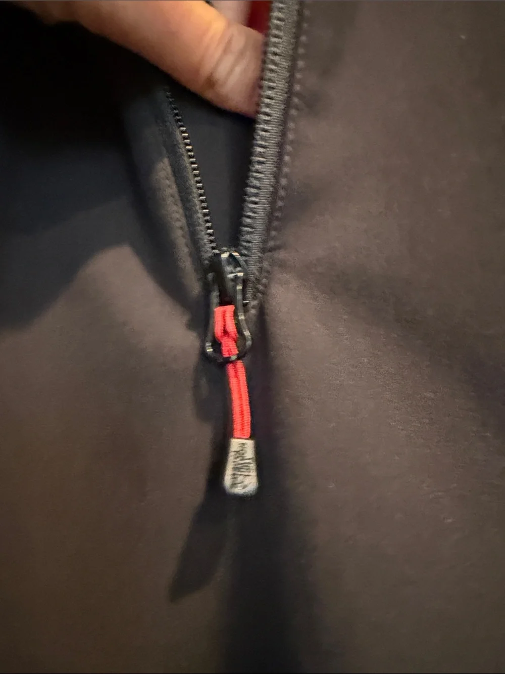 The North Face Black Half-Zip Performance Jacket with Red Trim